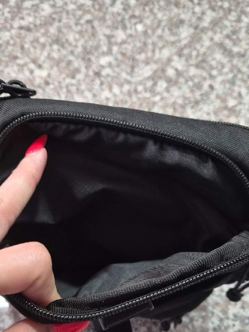 adidas Black Sling Bag with Front Buckle - Picture 4 of 6